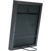 S46DF2 Photo frame in black with silver bevel 15x20 cm