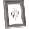 S46ED1 Wooden photo frame in silver colour 10x15 cm