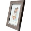 Deknudt S46ED1 Wooden photo frame silver 13x18 cm