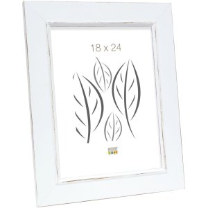 S46FF1 Picture frame painted in white 13x13 cm