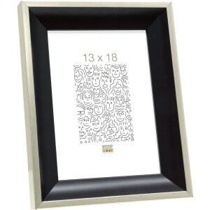 S46GD2 Frame in black combined with silver 15x20 cm