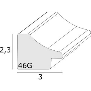 S46GD7 Frame in grey combined with silver 13x18 cm