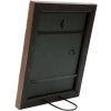 S46HF3 Brown wooden frame with a wavy surface 10x15 cm