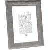 S46HF7 Grey wooden frame with a wavy surface 18x24 cm