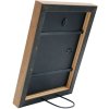 S46JH2 Wooden photo frame in black with a wood coloured side 20x30 cm