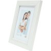 S46KF1 White wooden frame with a pearl bevel 13x18 cm