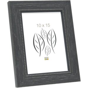 S46KF2 Black wooden frame with a pearl bevel 18x24 cm