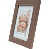 S46KF3 Beige wooden frame with a pearl bevel 20x28 cm