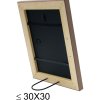 S46KF3 Beige wooden frame with a pearl bevel 30x45 cm