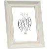 S46LF1 White painted photo frame in cottage style 13x13 cm