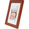 S46MF3 Brown photo frame in a beach wood style 9x13 cm