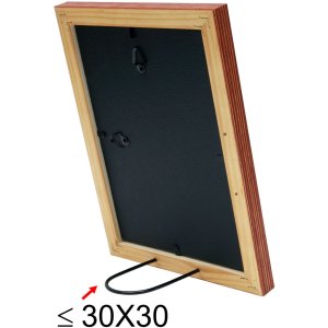 S46MF3 Brown photo frame in a beach wood style 30x30 cm