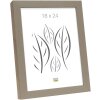 S46PH3 Wooden photo frame in beige with a wood coloured side 13x18 cm