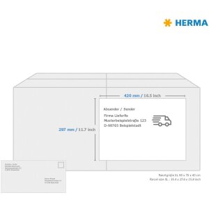 A3 labels white 297x420 paper Premium A3 100 pcs.