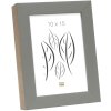 S46PH7 Wooden photo frame in grey with a wood coloured side 20x20 cm