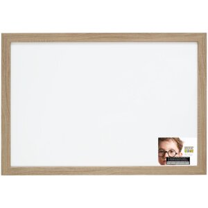 S49BH1 Magnetic board in a natural wood colour 40x60 cm