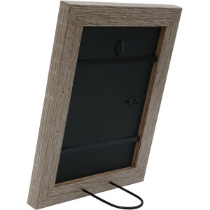 S49BH3 Photo frame in a grey wood colour 15x15 cm