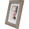 S49BH3 Photo frame in a grey wood colour 15x15 cm