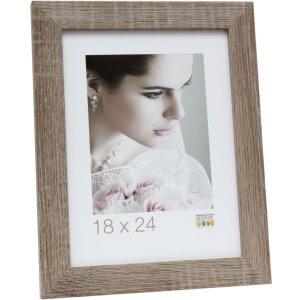 S49BH3 Photo frame in a grey wood colour 20x20 cm