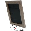 S49BH3 Photo frame in a grey wood colour 30x30 cm