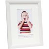 S54SF1 Photo frame in white painted look with text field (with French text) 10x15 cm