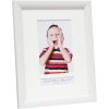 S54SF1 Photo frame in white painted look with text field (with Dutch text) 10x20 cm