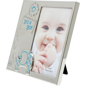 S57MA1 Frame in silver colour its a boy 10x15 cm