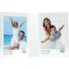 S58RL2 Double frame in transparent resin for vertical pictures 5,5x8,6 cm