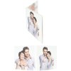 S58RL2 Double frame in transparent resin for vertical pictures 5,5x8,6 cm