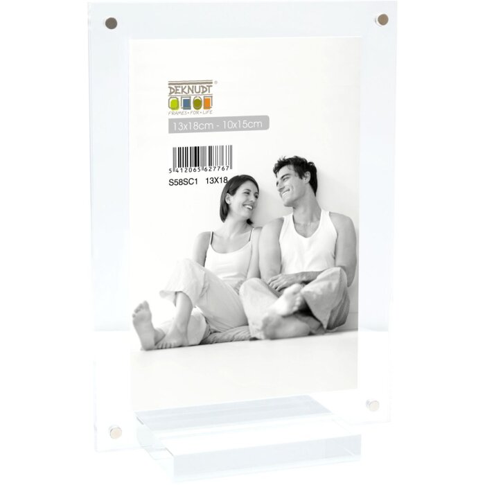 S58SC1 Magnetic and transparent photo frame with support 20x20 cm