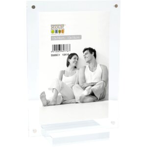 S58SC1 Magnetic and transparent photo frame with support...