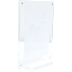 S58SC1 Magnetic and transparent photo frame with support 20x20 cm