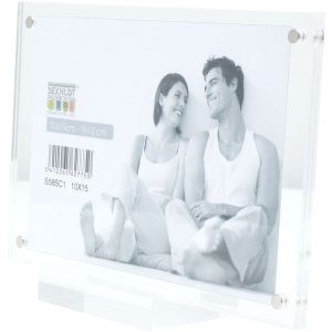 S58SC1 Magnetic and transparent photo frame with support 20x20 cm