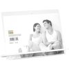 S58SD1 Transparent photo frame 5,4mm thickness with white support 13x18 cm