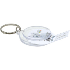 S66GA2 Round photo key ring in resin 3,3x3,3 cm