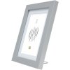 S66KD1 Photo frame in silver colour with mount 50x70 cm