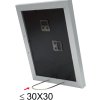 S66KD1 Photo frame in silver colour with mount 50x70 cm