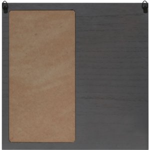 S67TT4 Memo board in grey wood with black board