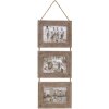 S67TV1 Photo hanger in driftwood for 3 pictures 13x18 cm