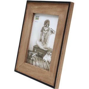 S67TX2 Small black frame with wooden mount 13x18 cm