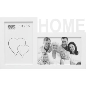 S68NK1 White frame for 2 pictures - HOME 10x15 cm