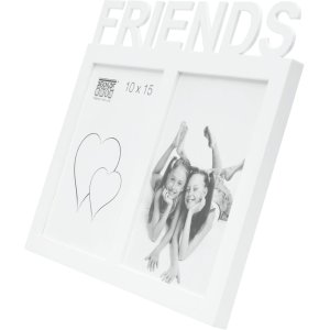 S68NK1 White frame for 2 pictures - FRIENDS 10x15 cm