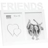 S68NK1 White frame for 2 pictures - FRIENDS 10x15 cm