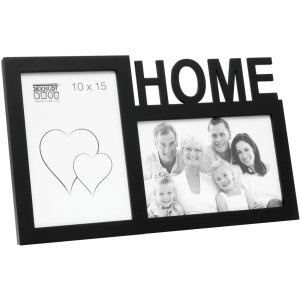 S68NK2 Black frame for 2 pictures - HOME 10x15 cm