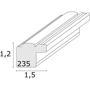 S235F Deknudt wooden frame up to 20x30 cm