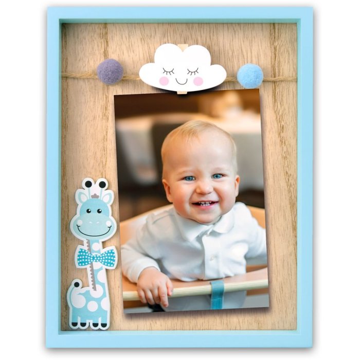 Ryan baby frame 10x15 cm blue