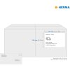 HERMA Labels white Movables-removable 210x297 A4 100 pcs.