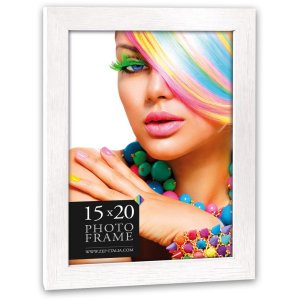 Wooden frame Mexico 30x45 cm white