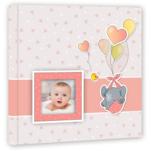 ZEP Baby album Pierre pink 32x32 cm 60 white sides