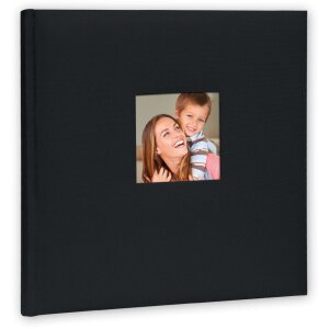 Photo album Cotton 31x31 cm black